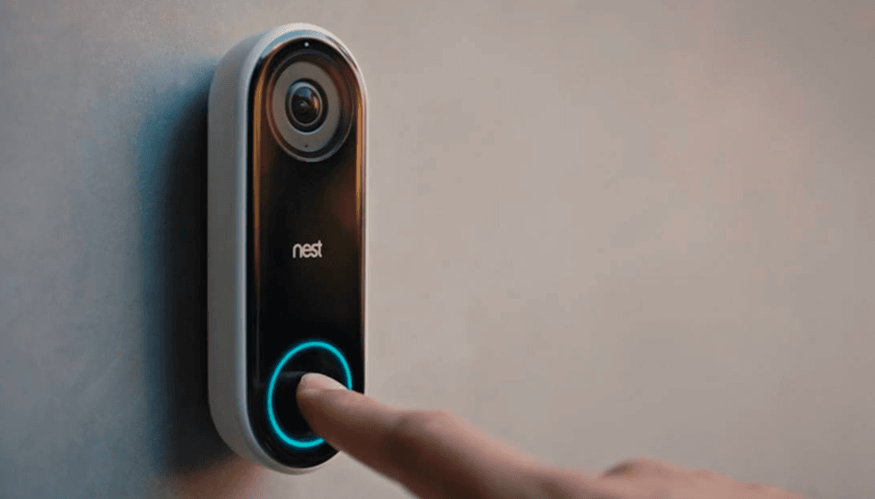 Photo of the Nest Hello video doorbell