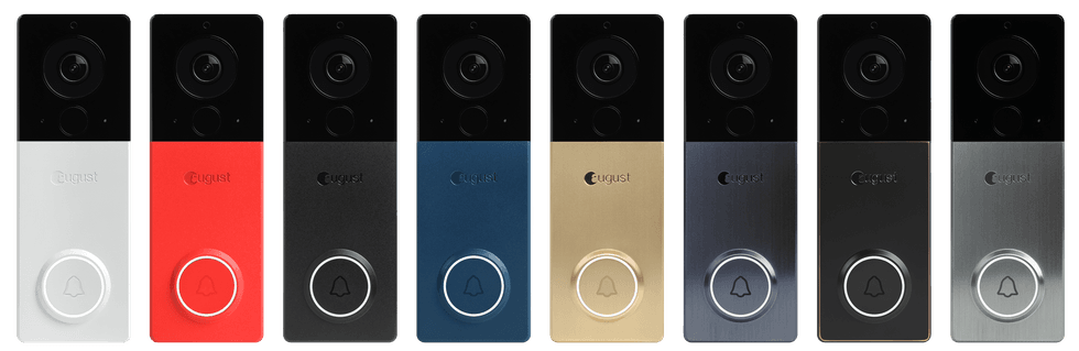 Photo of the new August View smart doorbell video camera which launches March 28th for $230