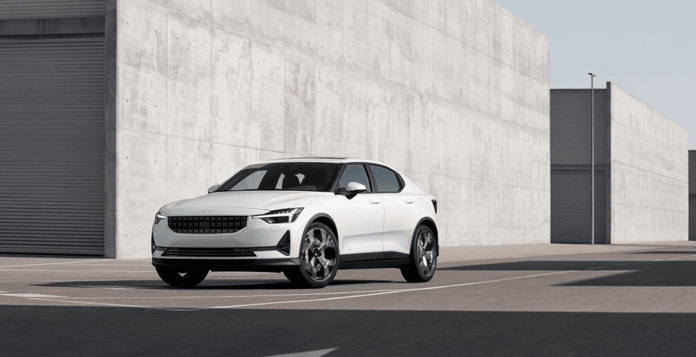 Photo of the Polestar 2 electric car