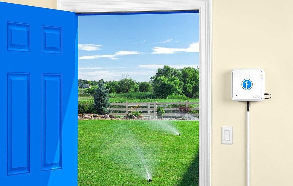 Photo of the Rachio smart irrigation system