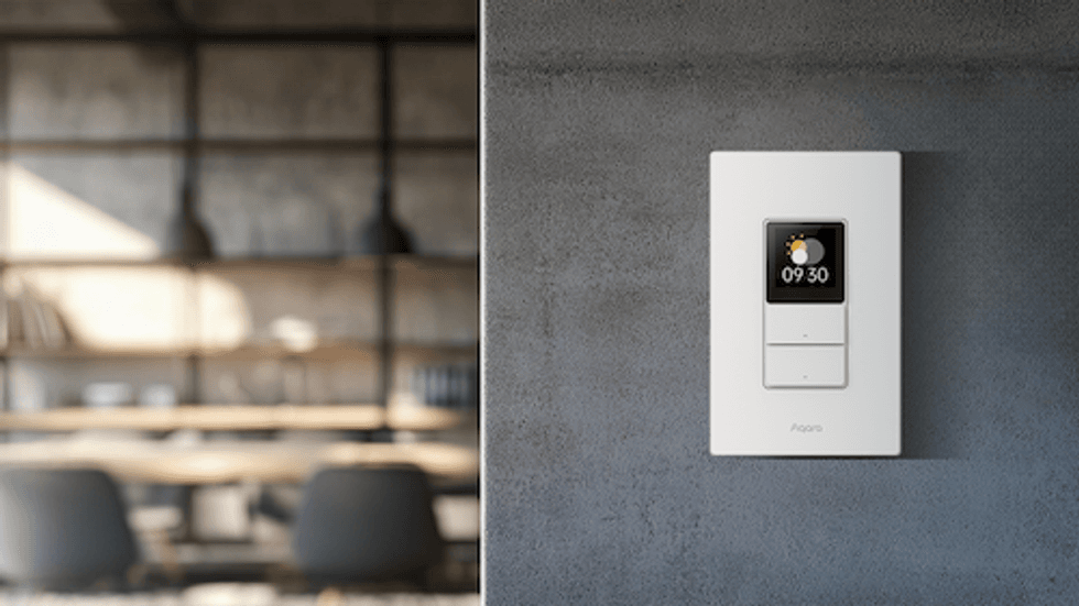 photo of Touchscreen Switch S100 US on a wall