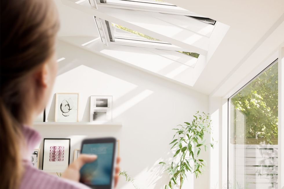 Photo of Velux Active windows controlled by an iPhone