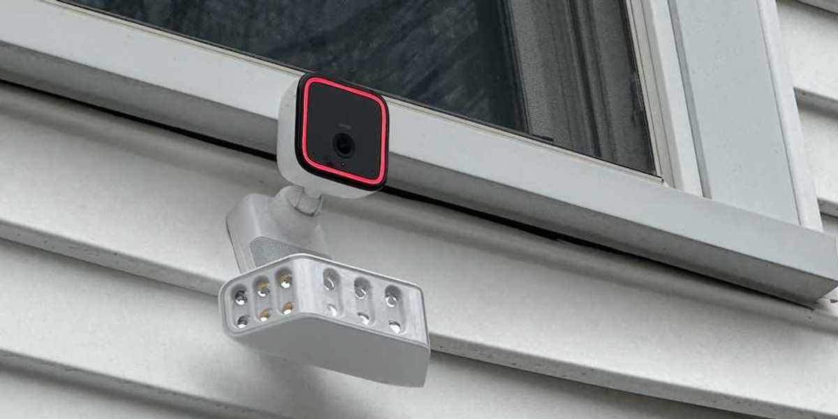 photo of Vivint Outdoor Camera Pro Gen 3 in spotlight