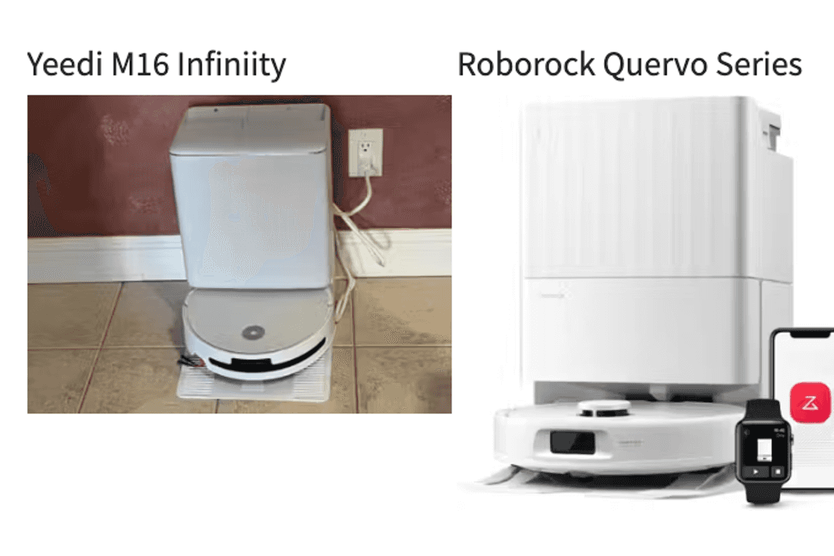 Photo of Yeedi M16 Infinity and Roborock Qrevo Series
