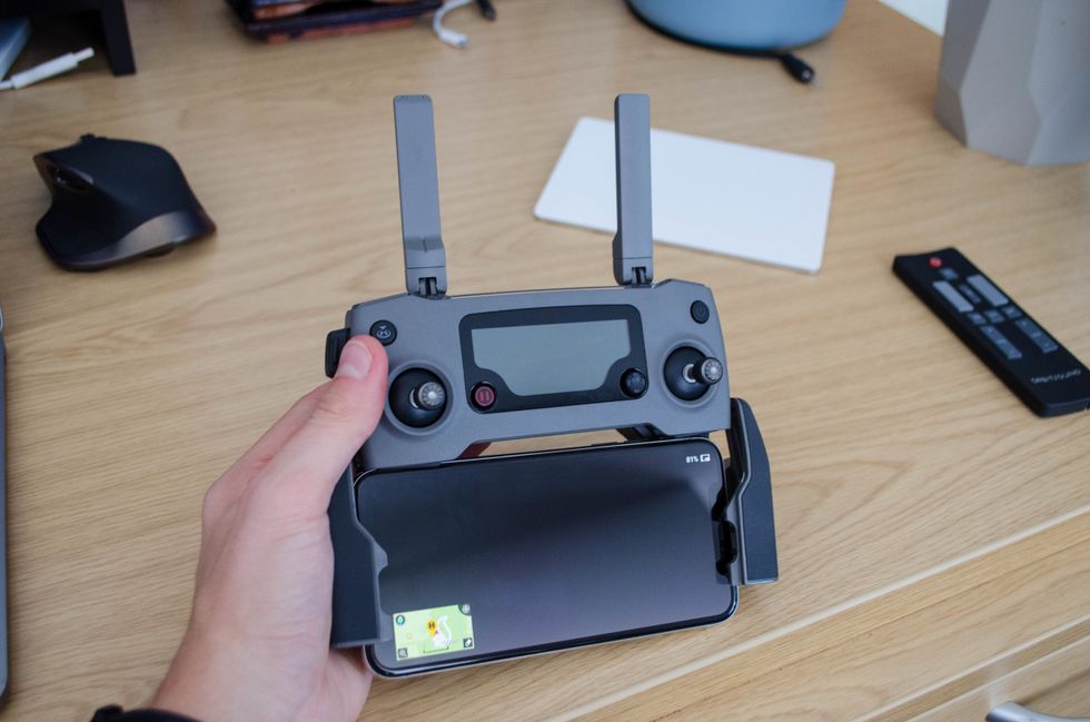 Picture of DJI drone controller