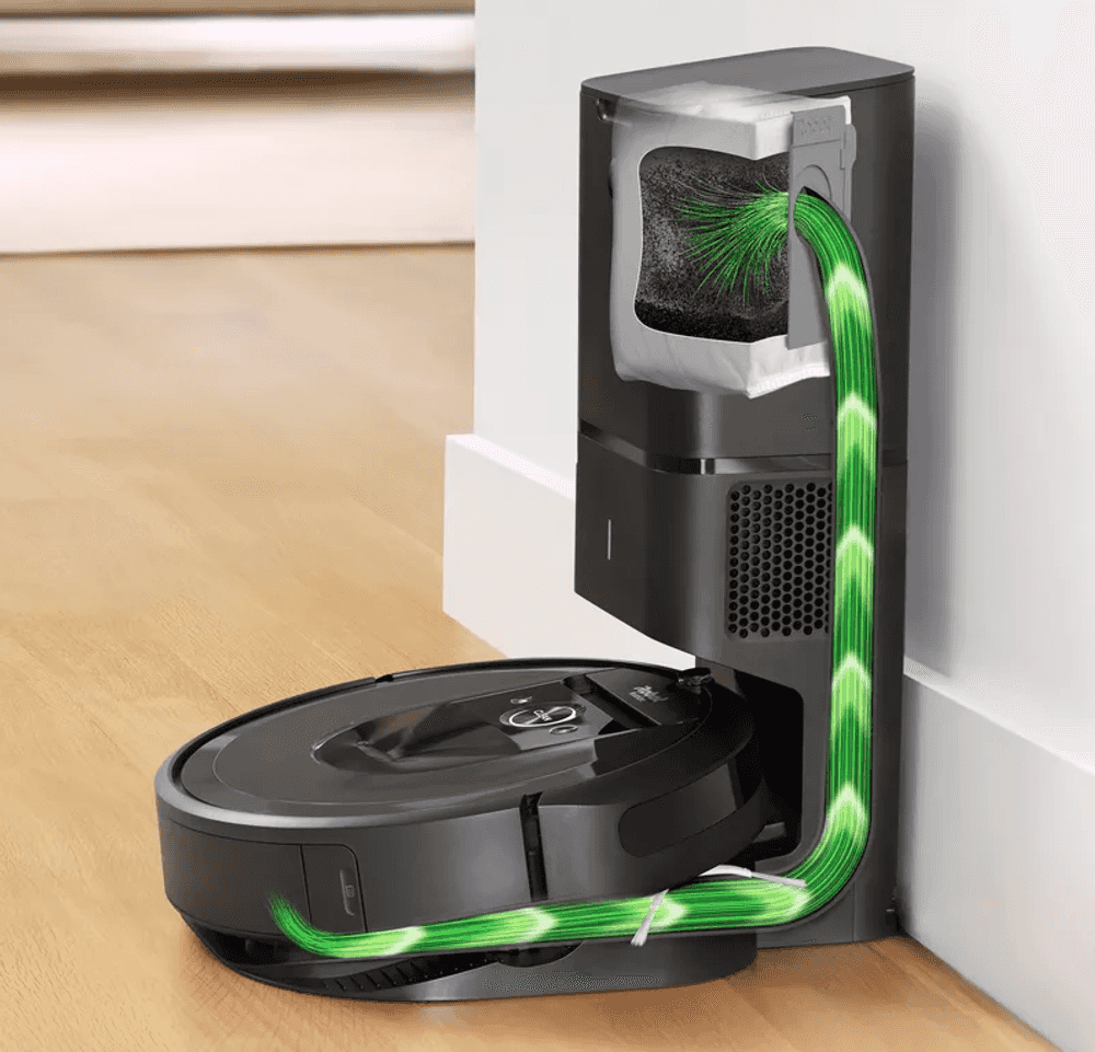 iRobot Roomba i7+ robotic vacuum can empty its own dustbin - Gearbrain