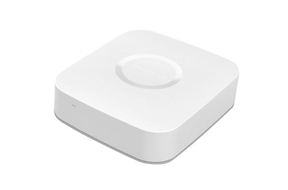 Picture of samsung smartthings hub that works with z-wave and zigbee
