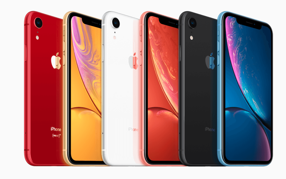 pictures of new iphone xr smartphones