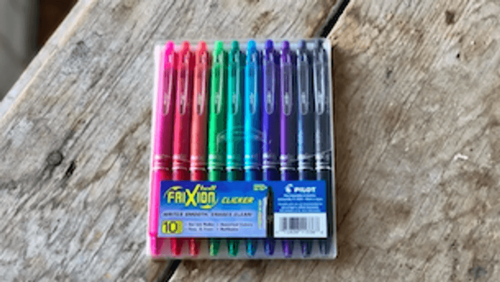 Pilot FriXion pens
