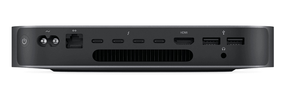 Ports of the 2018 Mac Mini