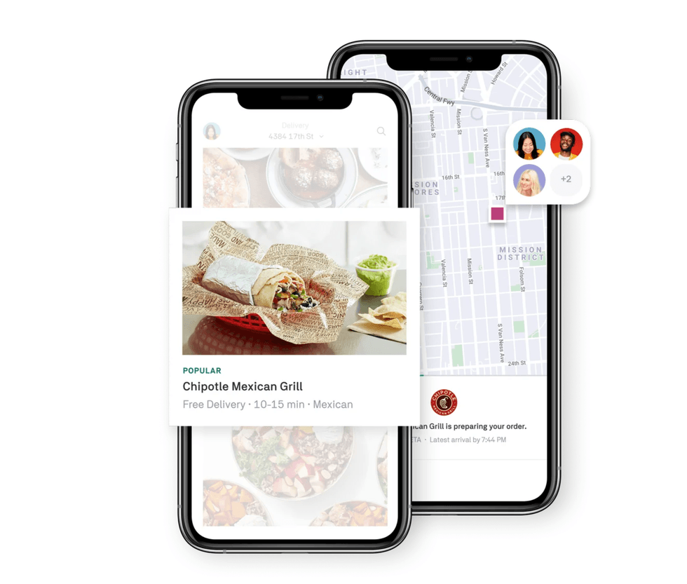 Postmates iPhone app