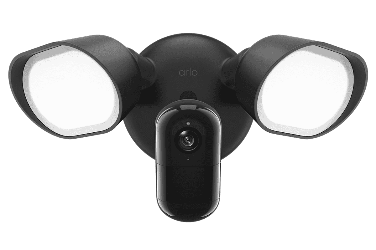 prodeuct shot of Arlo Wired Floodlight Camera
