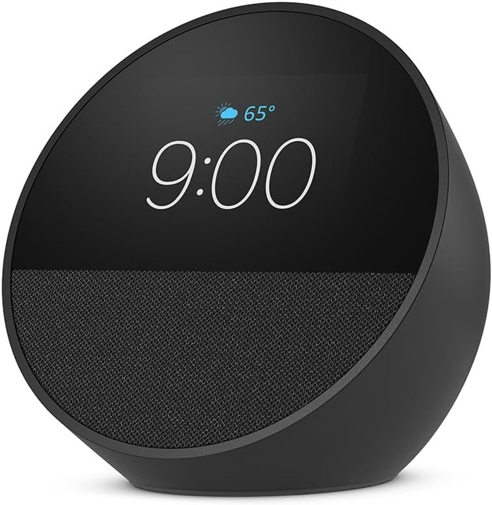 product shot of Amazon Echo Spot (2024 Release) Smart Alarm Clock