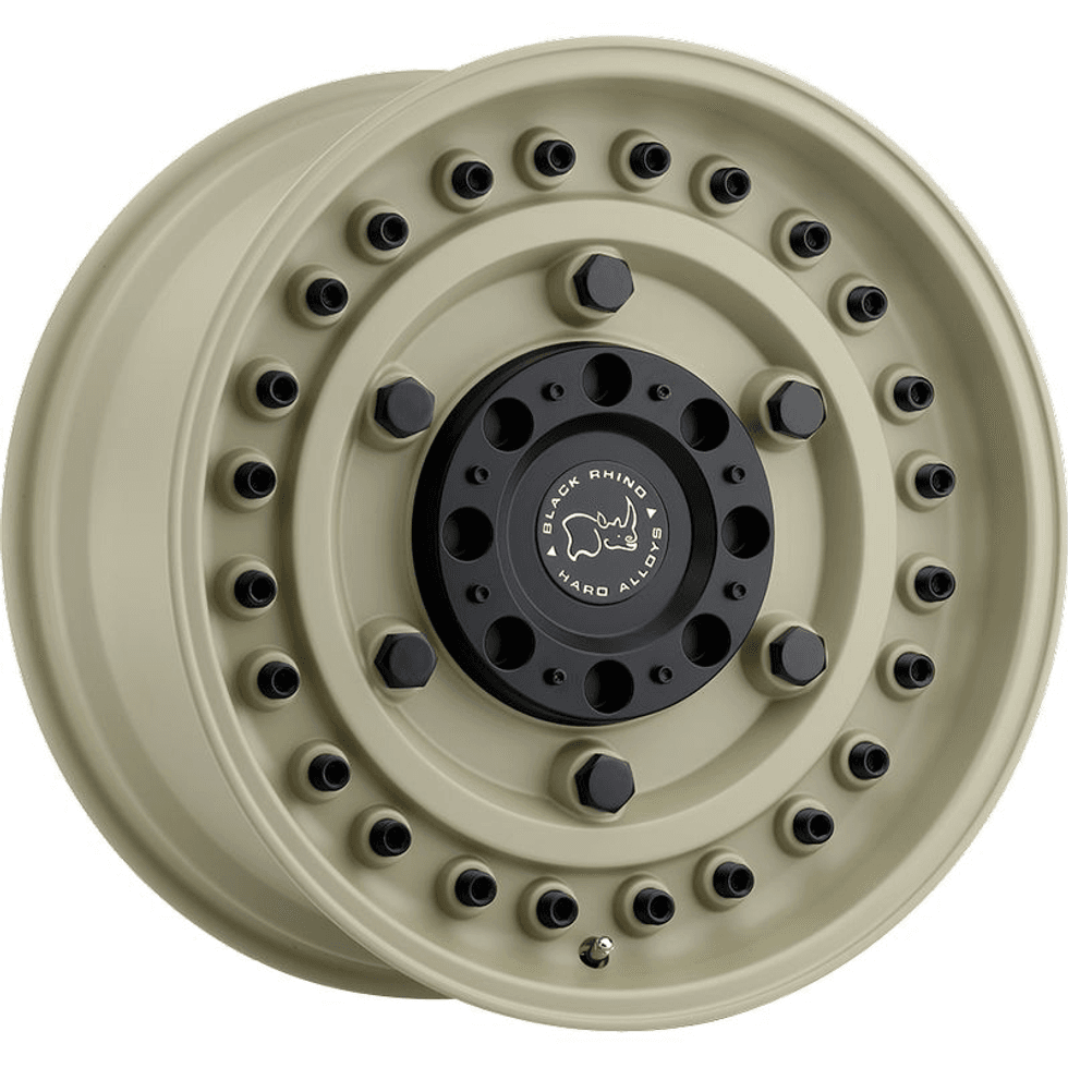 Product shot of Black Rhino Armory tire wheel