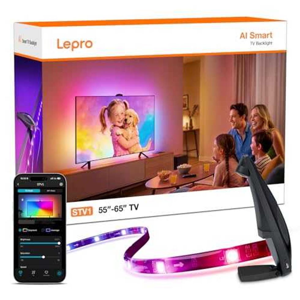 product shot of Lepro STV1 TV Backlight Camera LED Lights