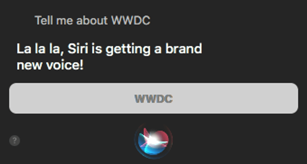 response from siri screenshot