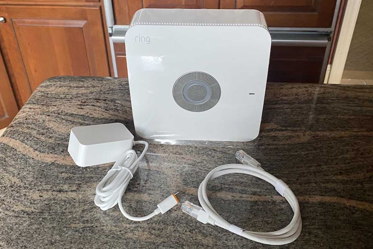 Ring Alarm Pro Base Station on a countertop