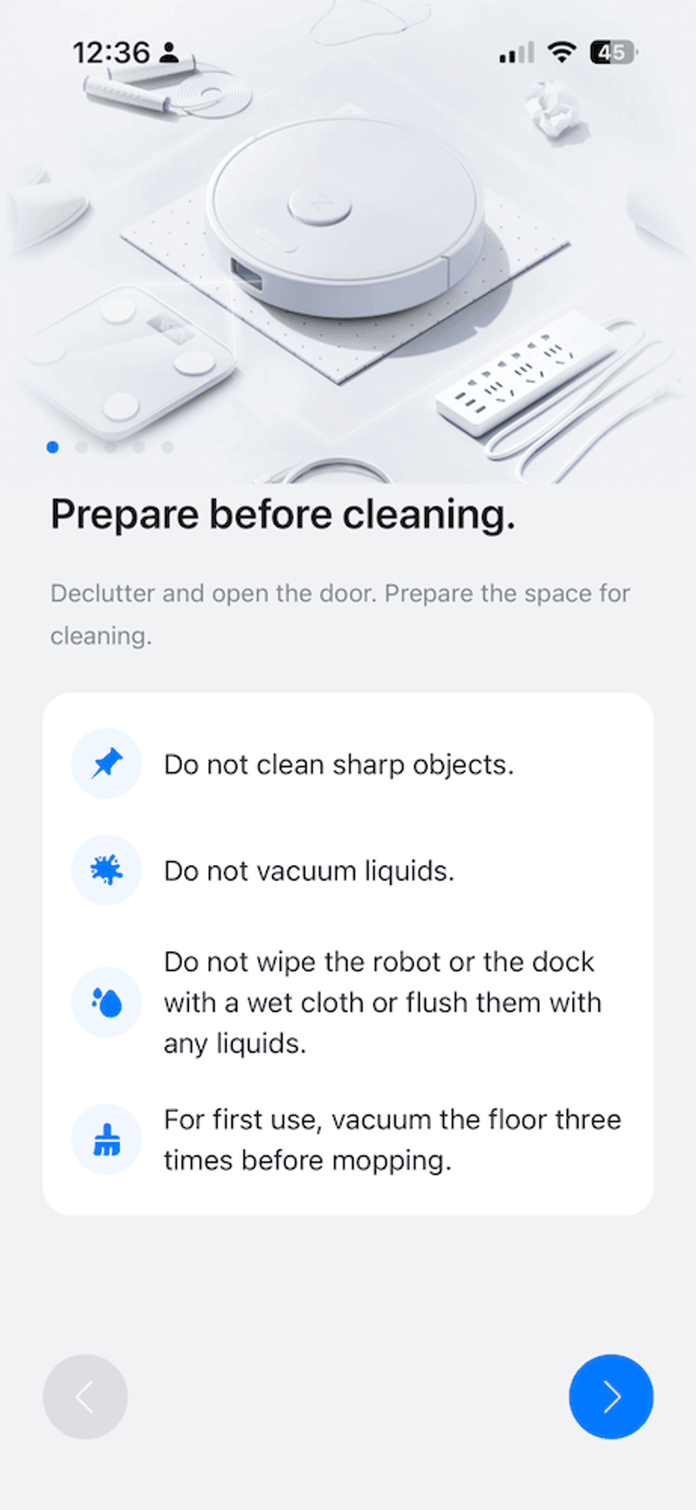 Roborock app for Roborock Saros 20