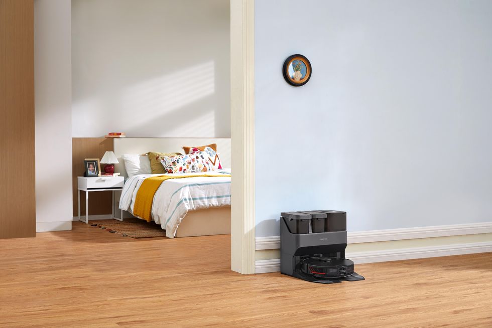 Roborock S7 MaxV Ultra Robot Vacuum in a room