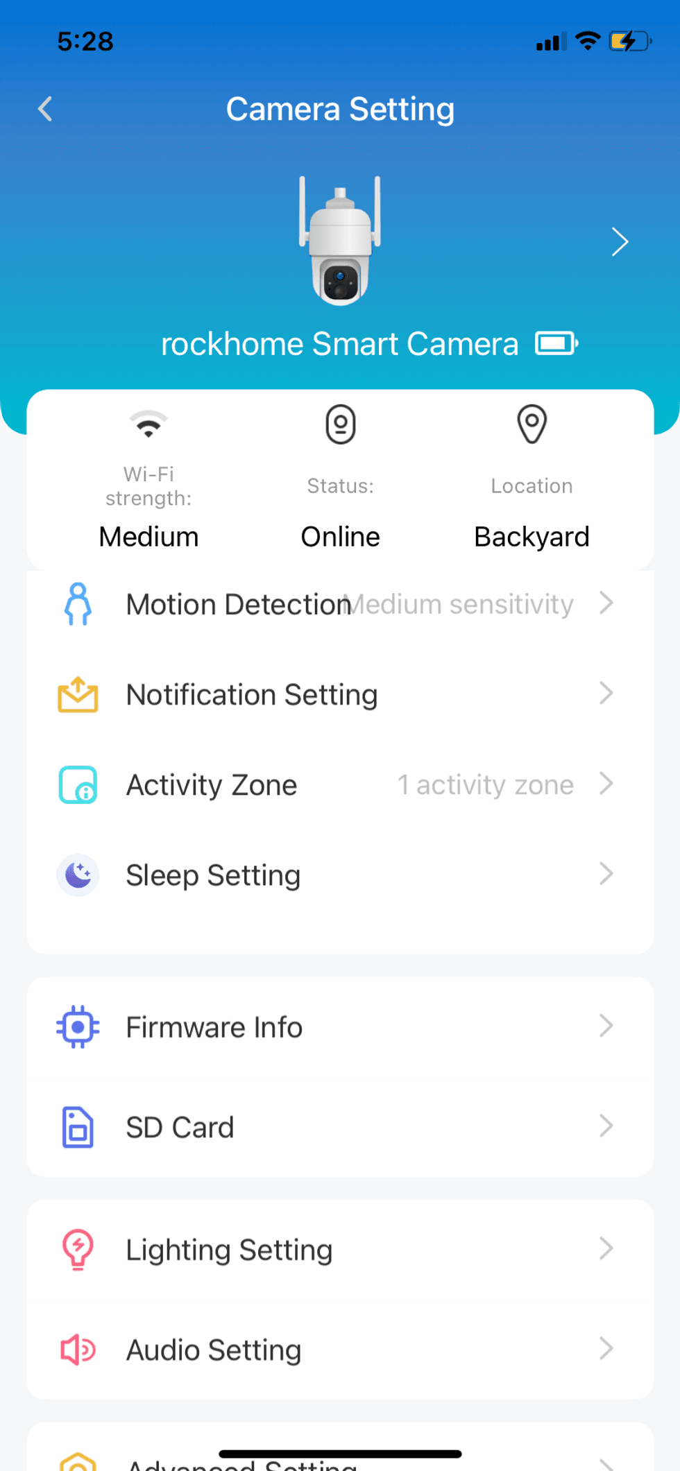 Rockware Camera Setting Resolution Rockspace Smart Wireless Pan and Tilt Security Camera Review - Gearbrain