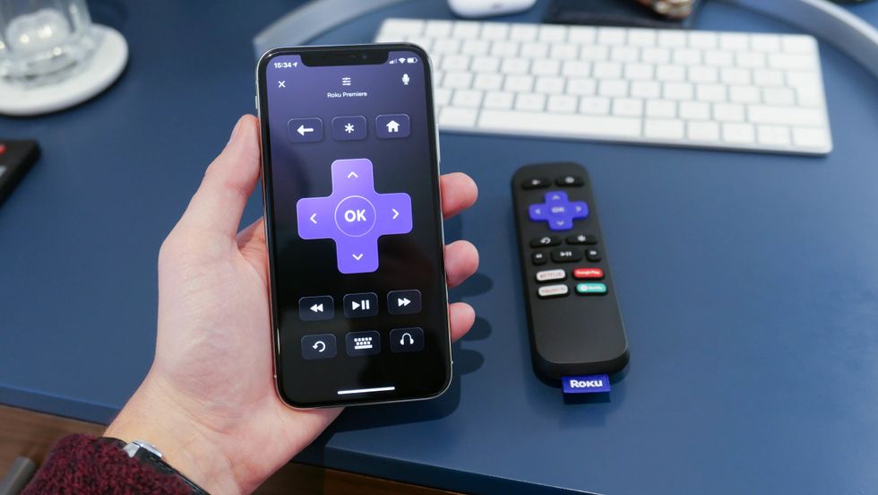 Roku controller smartphone app