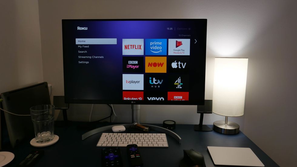 Roku Premiere home screen
