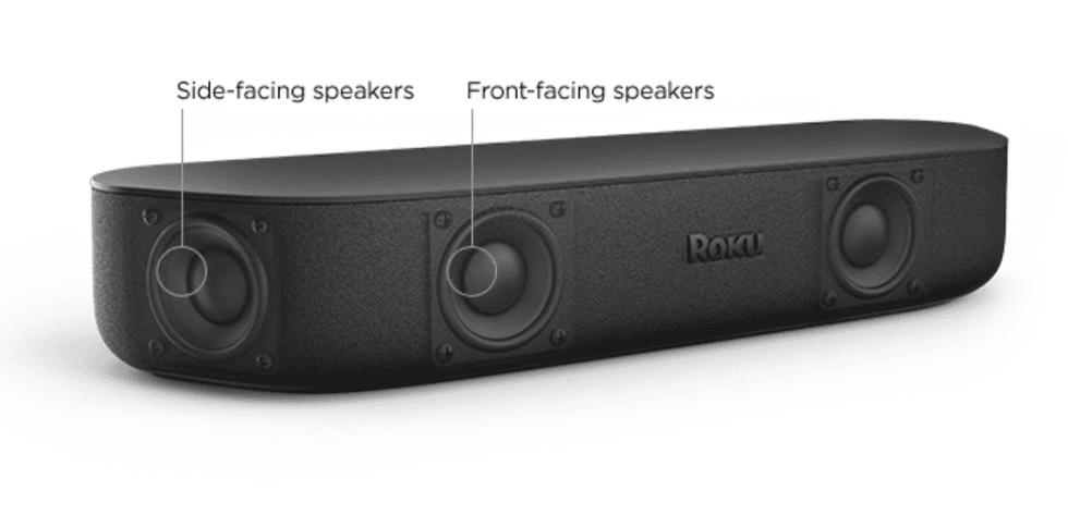 Roku Streambar speakers