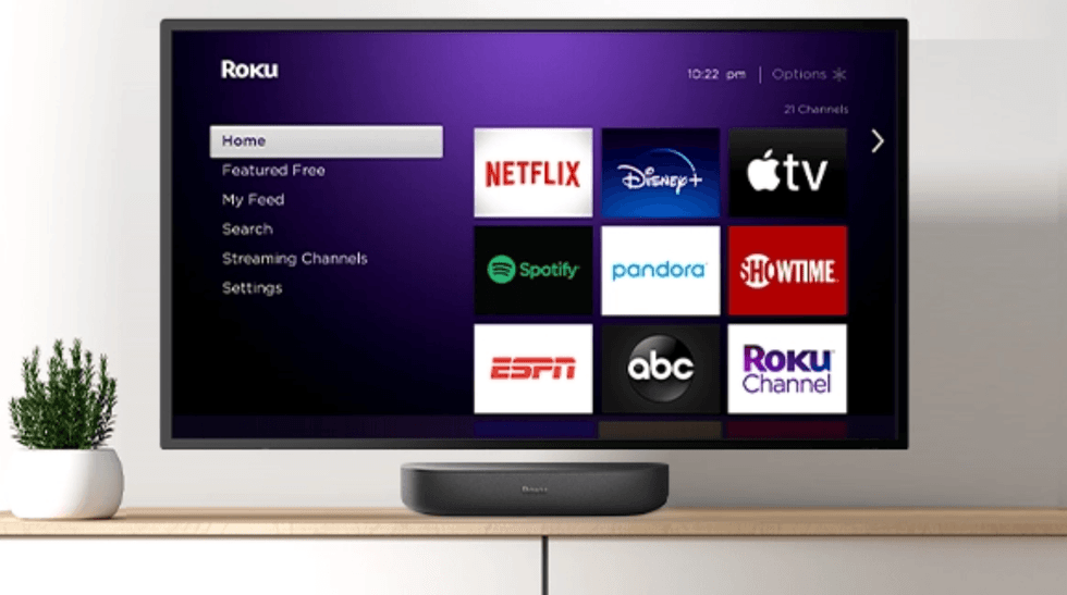 Roku TV interface