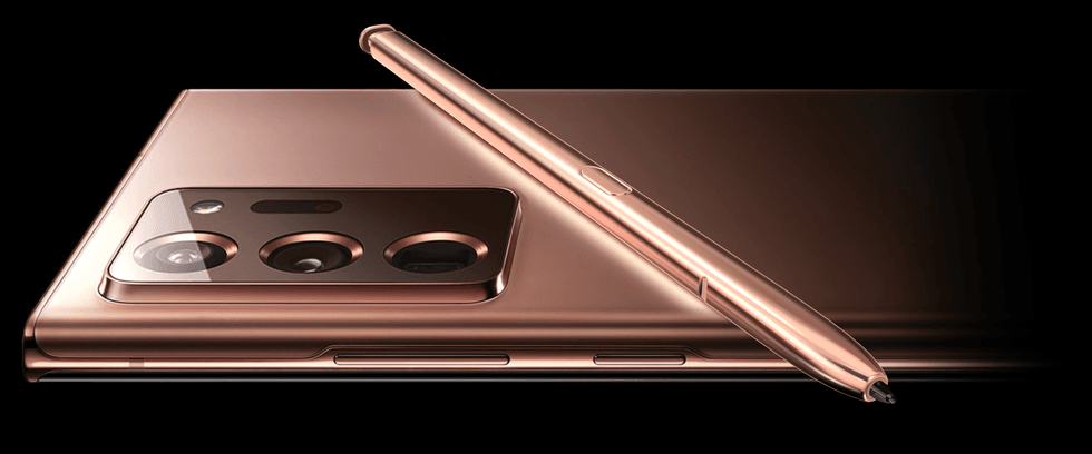 Samsung S Pen stylus with Galaxy Note 20