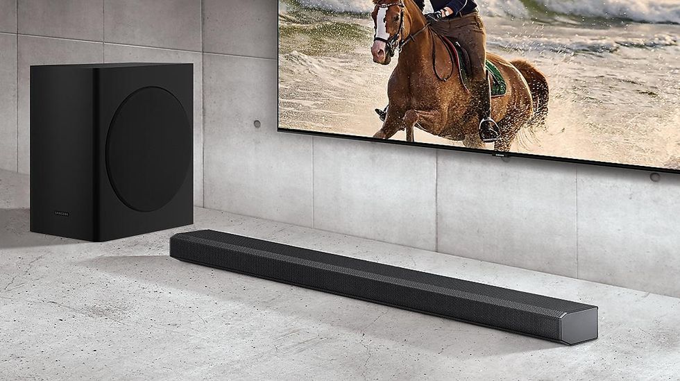 Samsung soundbar and subwoofer