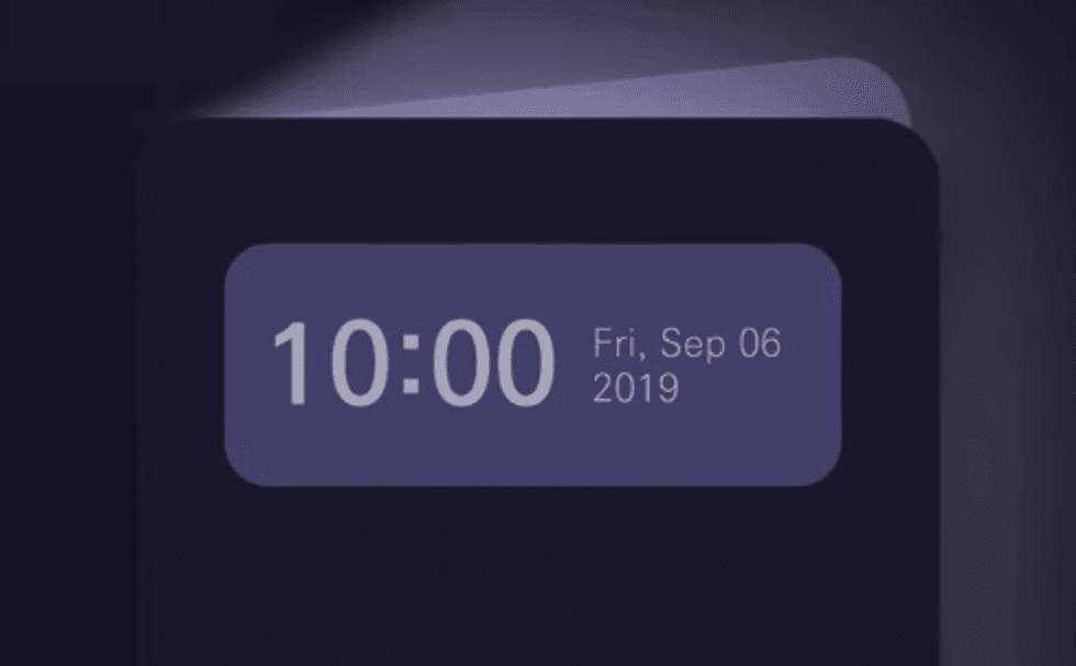 Screenshot of LG folding phone teaser video