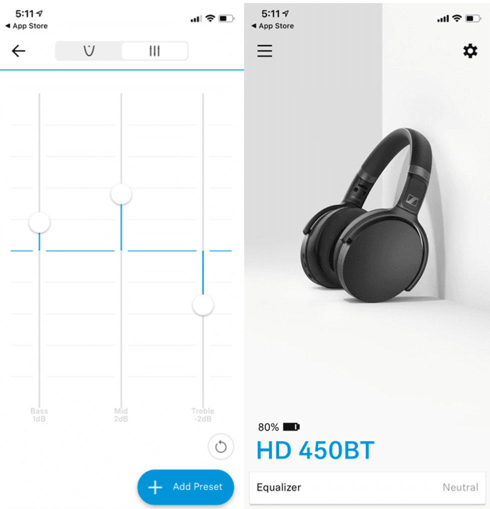 Sennheiser HD 450B wireless headphone