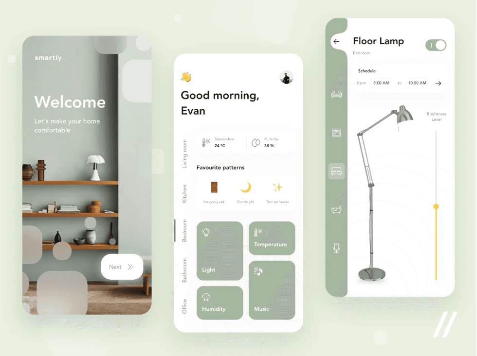 Smart home app concept