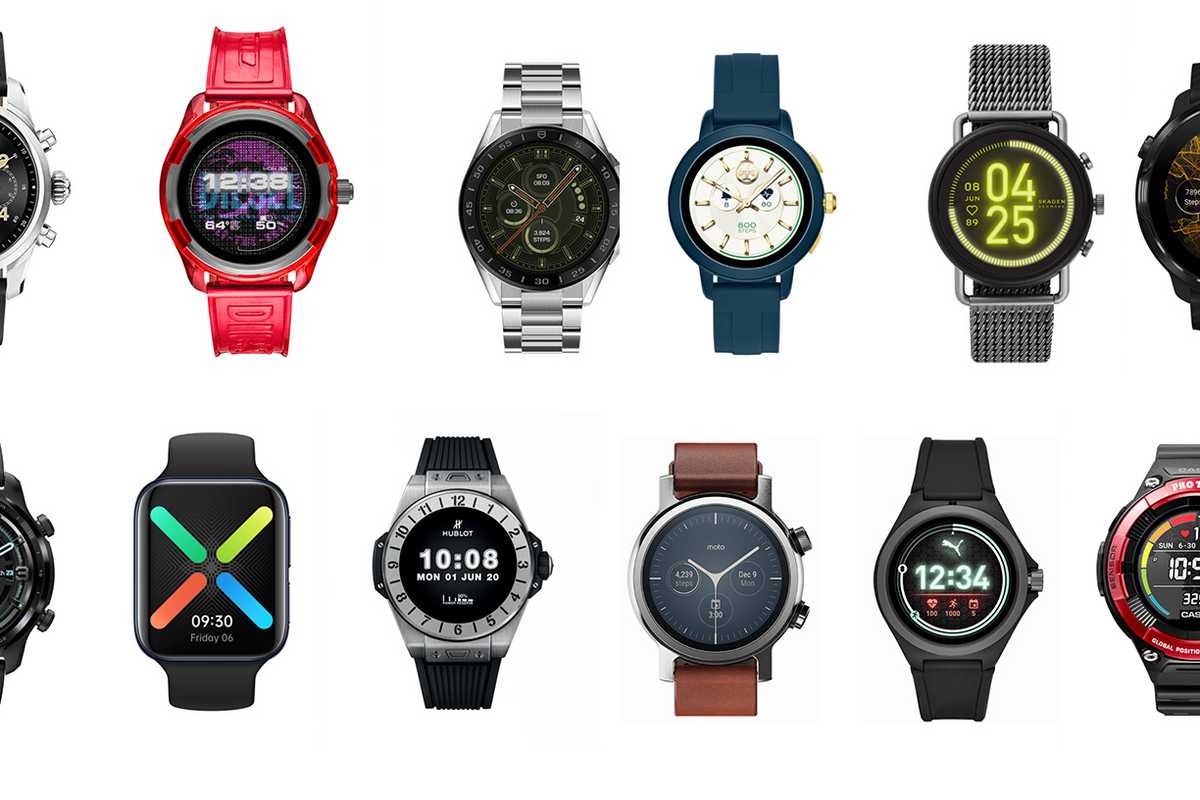 Smartwatches running Google's Wear OS
