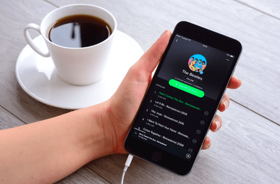 Spotify smartphone app