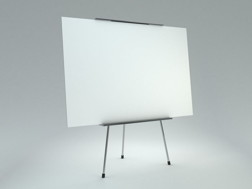 Stand for placing images and texts. 3D