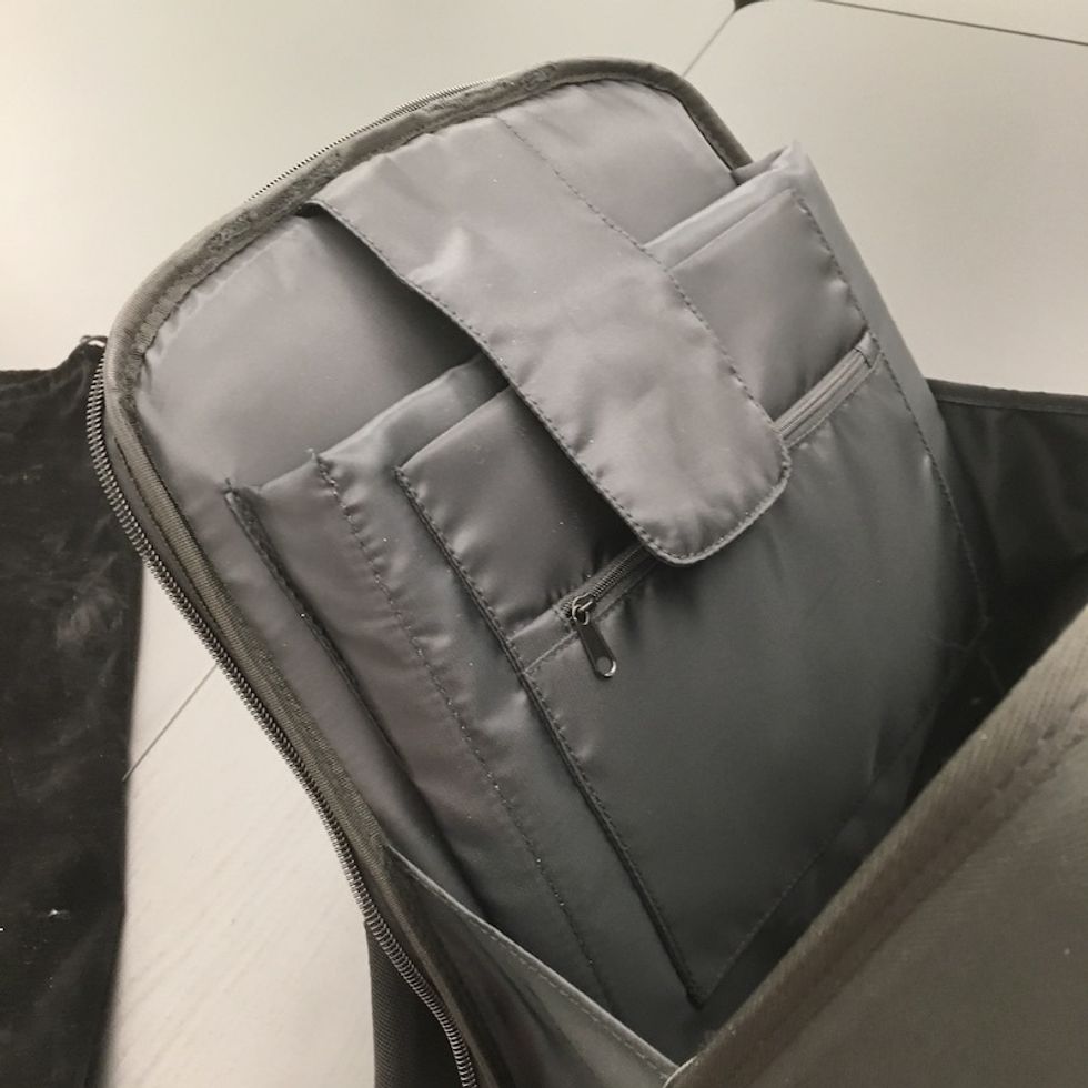 stealth labs speaker backback inside compartments