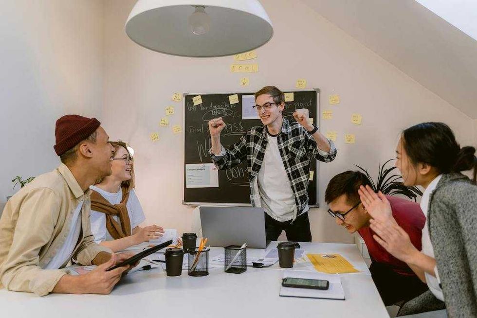 team meeting photo