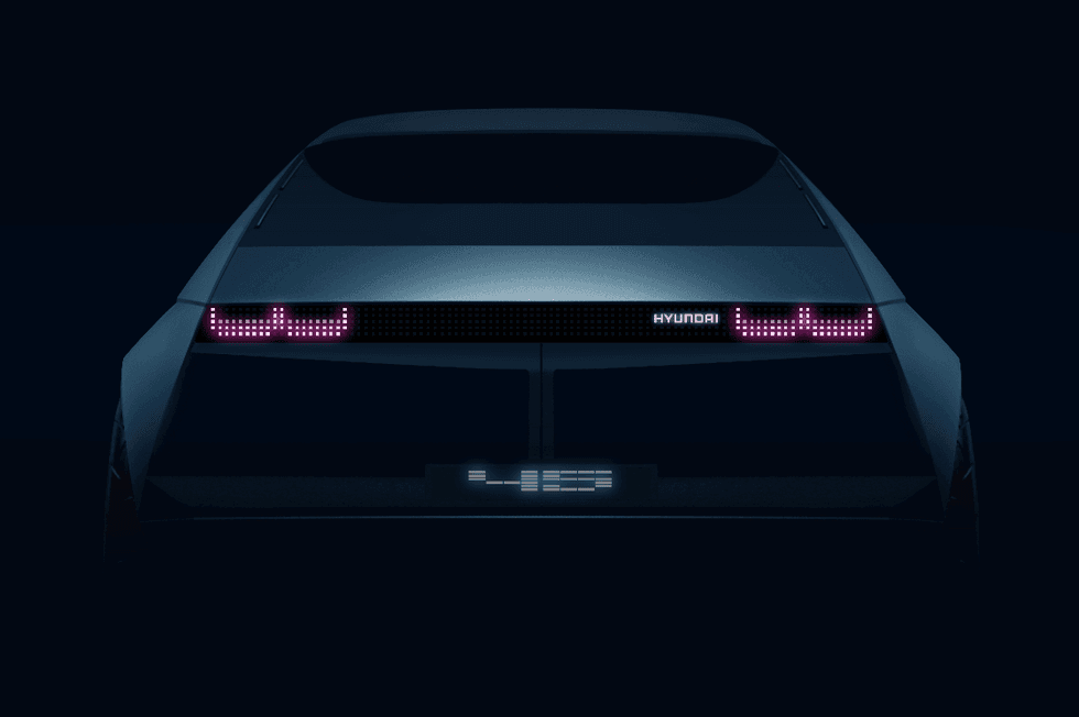Teaser image of Hyundai 45 concept car