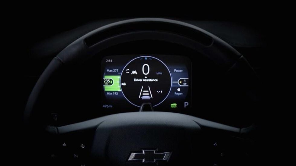 Teaser of the 2021 Chevrolet Bolt EV