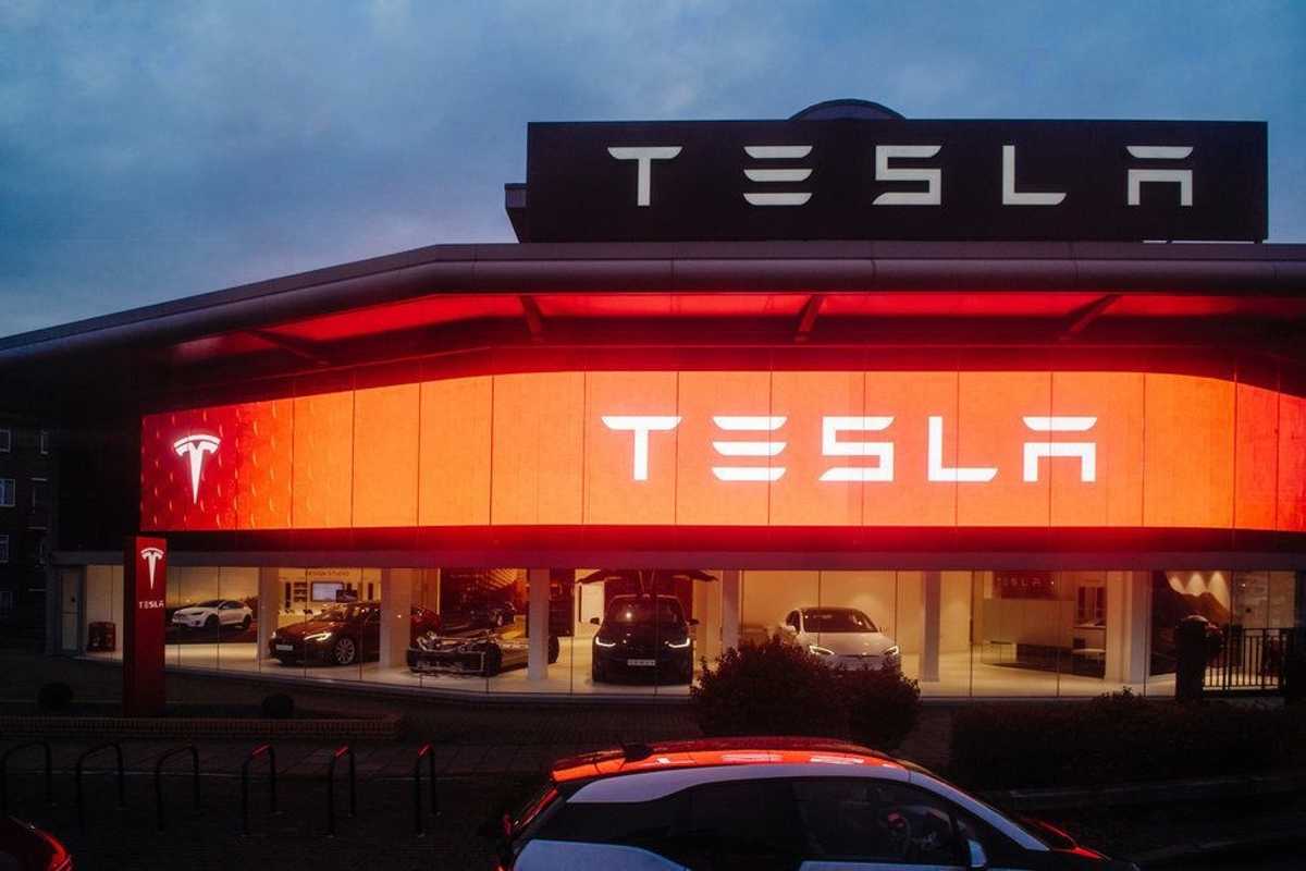 Tesla showroom