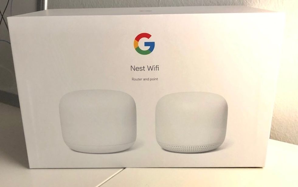 The box for the Nest Wifi from Google
