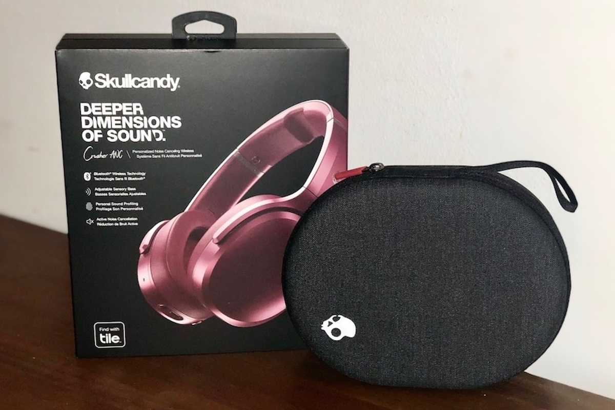 The box for the Skullcandy Crusher ANC and case
