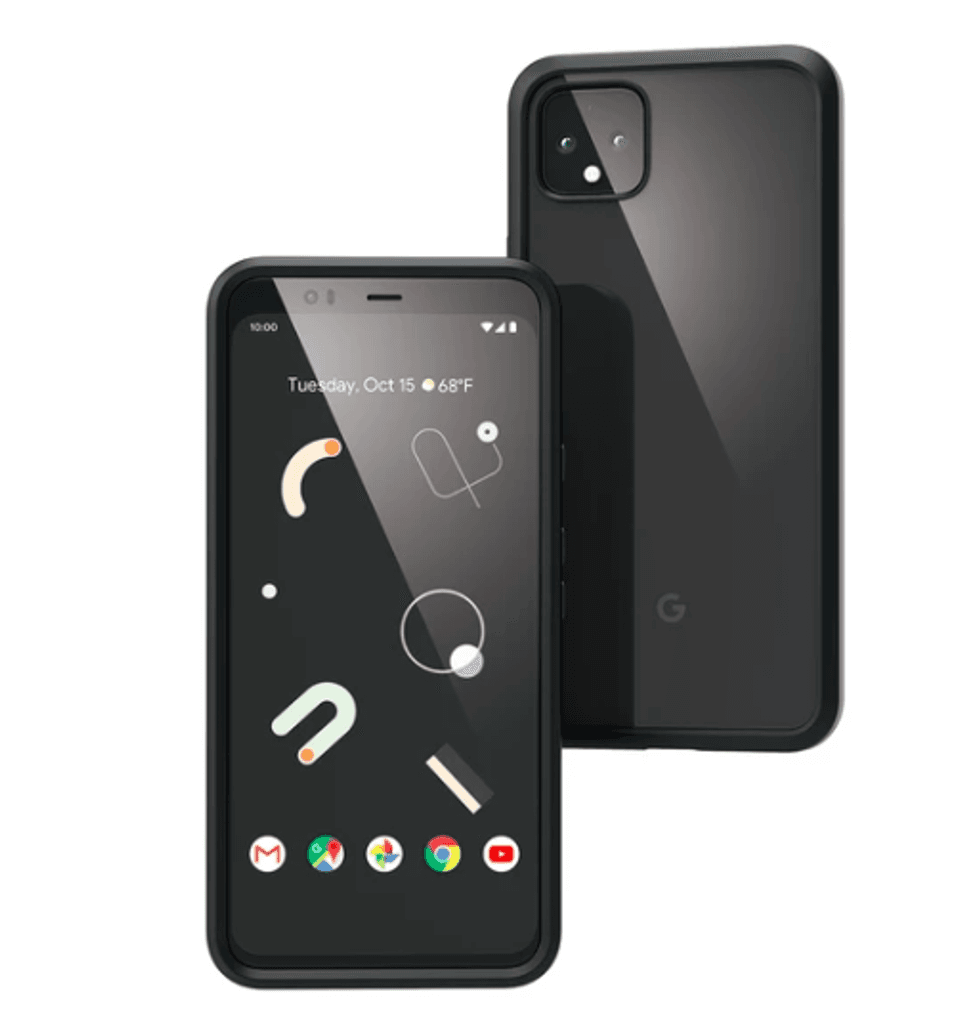 The Catalyst smartphone case in black next to an iPhone