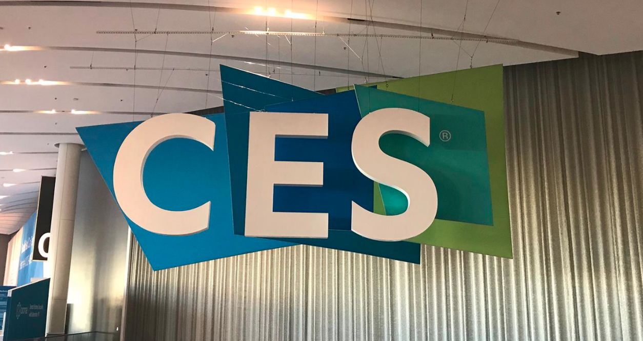 CES technology show sign