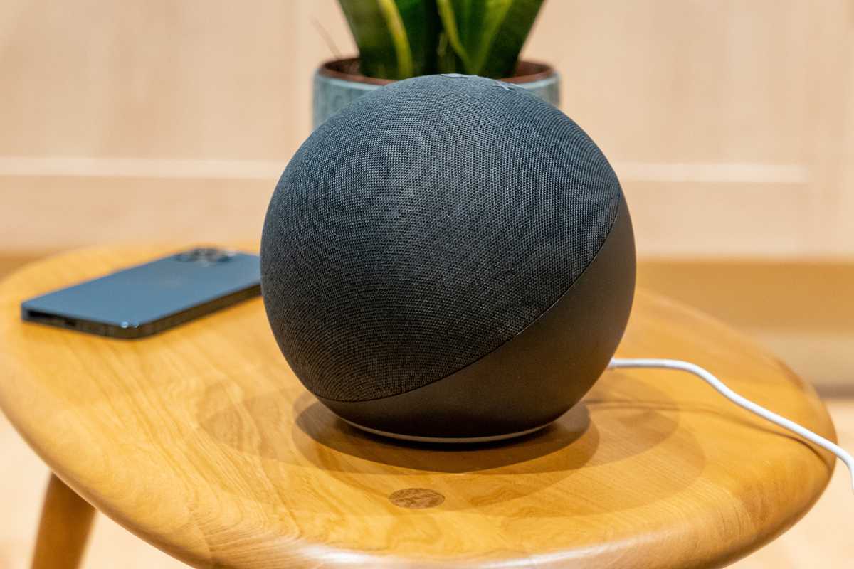 The Echo (4th Gen) is available in black, white and blue