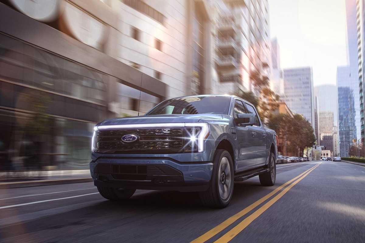 The Ford F-150 Lightning electric truck