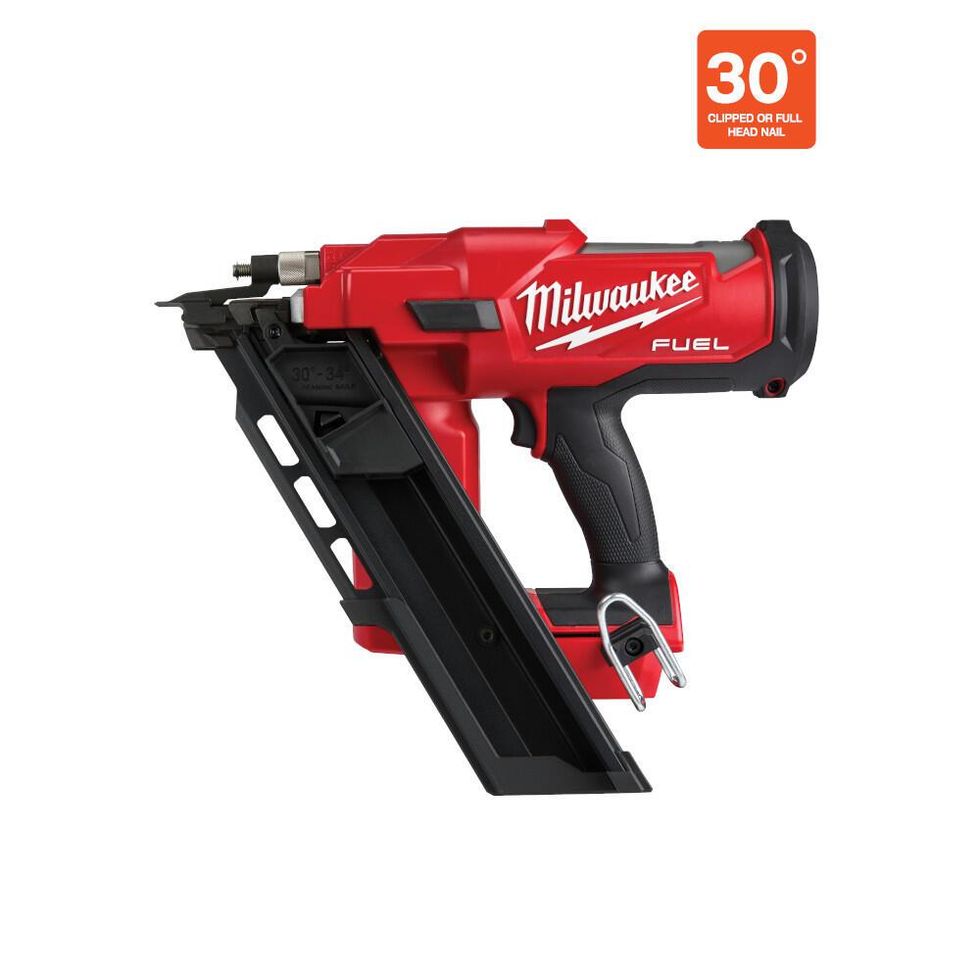 The Milwaukee M18 Fuel Cordless Framing Nailer
