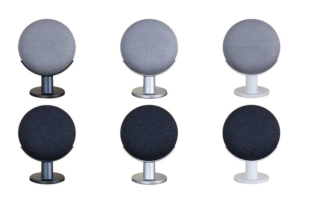The Mount Genie stand for Nest Mini smart speaker