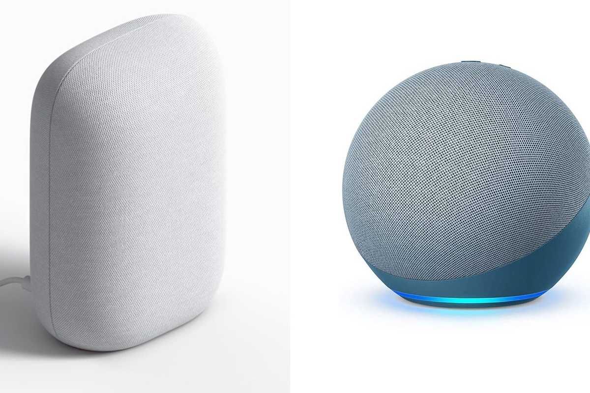 The new Google Nest Audio and Amazon Echo 4th Gen smart speakers